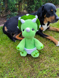 Baby Triceratops Amigurumi – Handgehäkeltes Kuscheltier